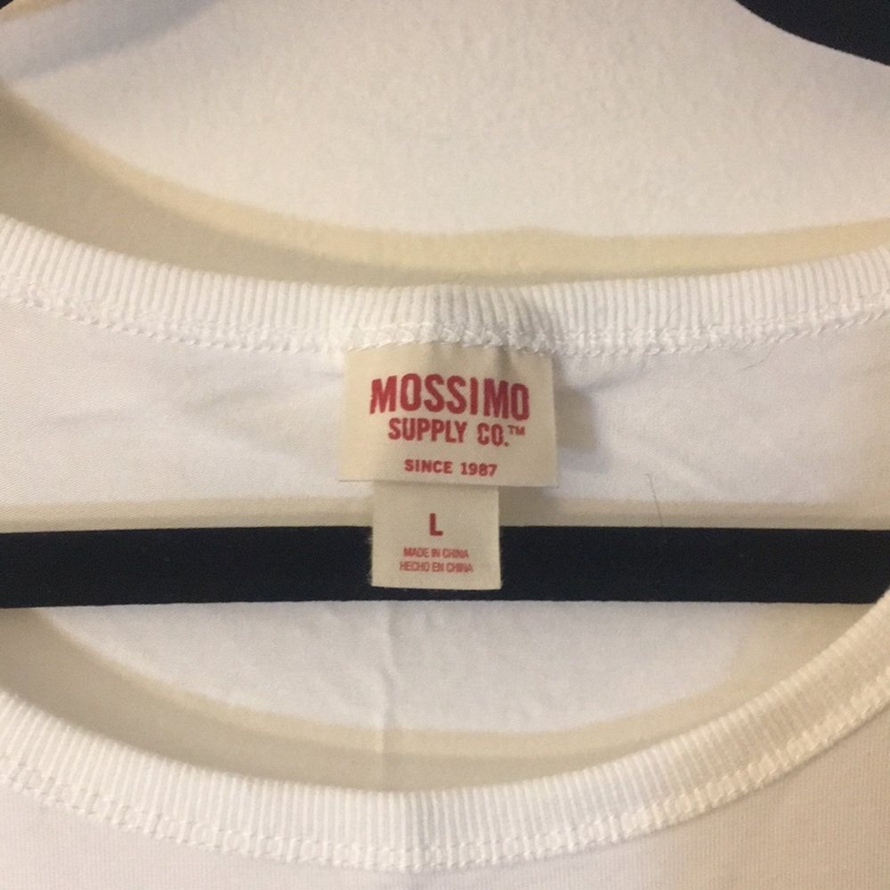 Nwot Cropped Basic White Tee - image 2